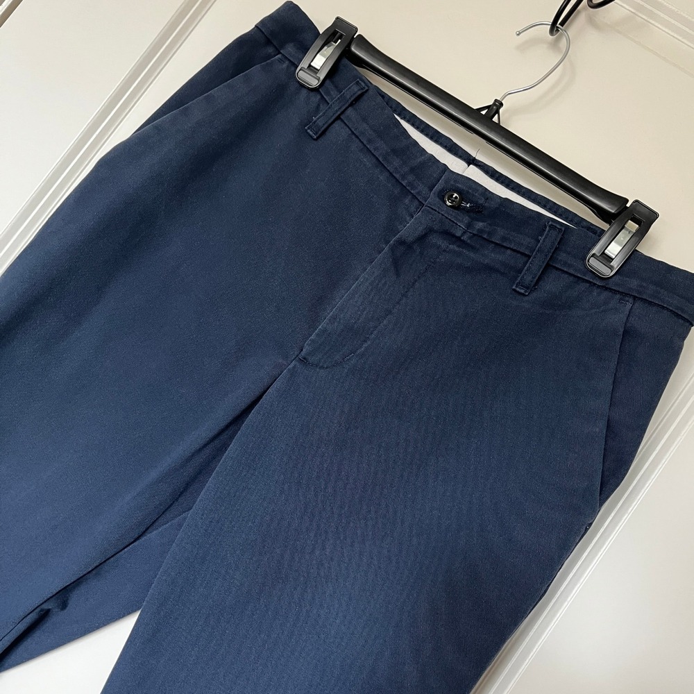 Vestis Mens Navy Blue Workwear Chino Pants 33x30
